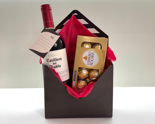 CESTA VINHO & OURO